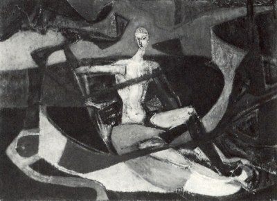 Pêche - Huile sur toile. 1950 (73x100)