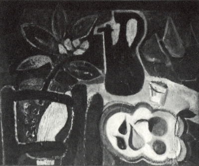 Nature morte - Huile sur toile. 1950 (81x65)